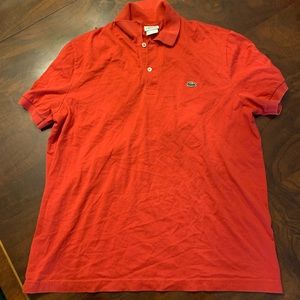 Mens Lacoste ringer tee